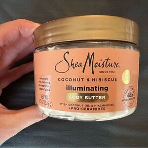 Shea Moisture coconut and hibiscus illuminating body butter, 11oz